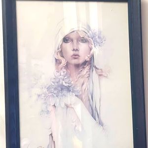 Beautiful Art Portrait by Sarah Moon. 14”x18”